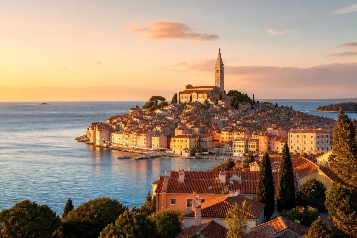 Rovinj, Croatia — where Elisia traveled with ZFG